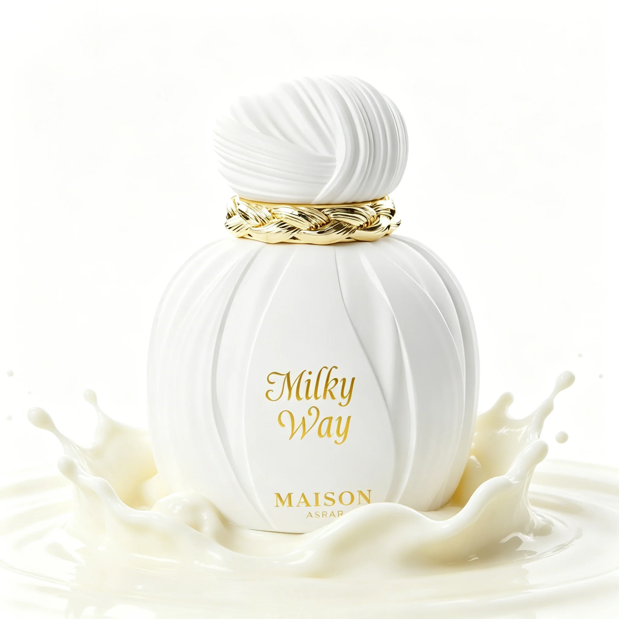 

Maison Asrar Milky Way Unisex EDP Perfume 3.4 Fl Oz Long Lasting Creamy Scent Versatile for Multiple Occasions