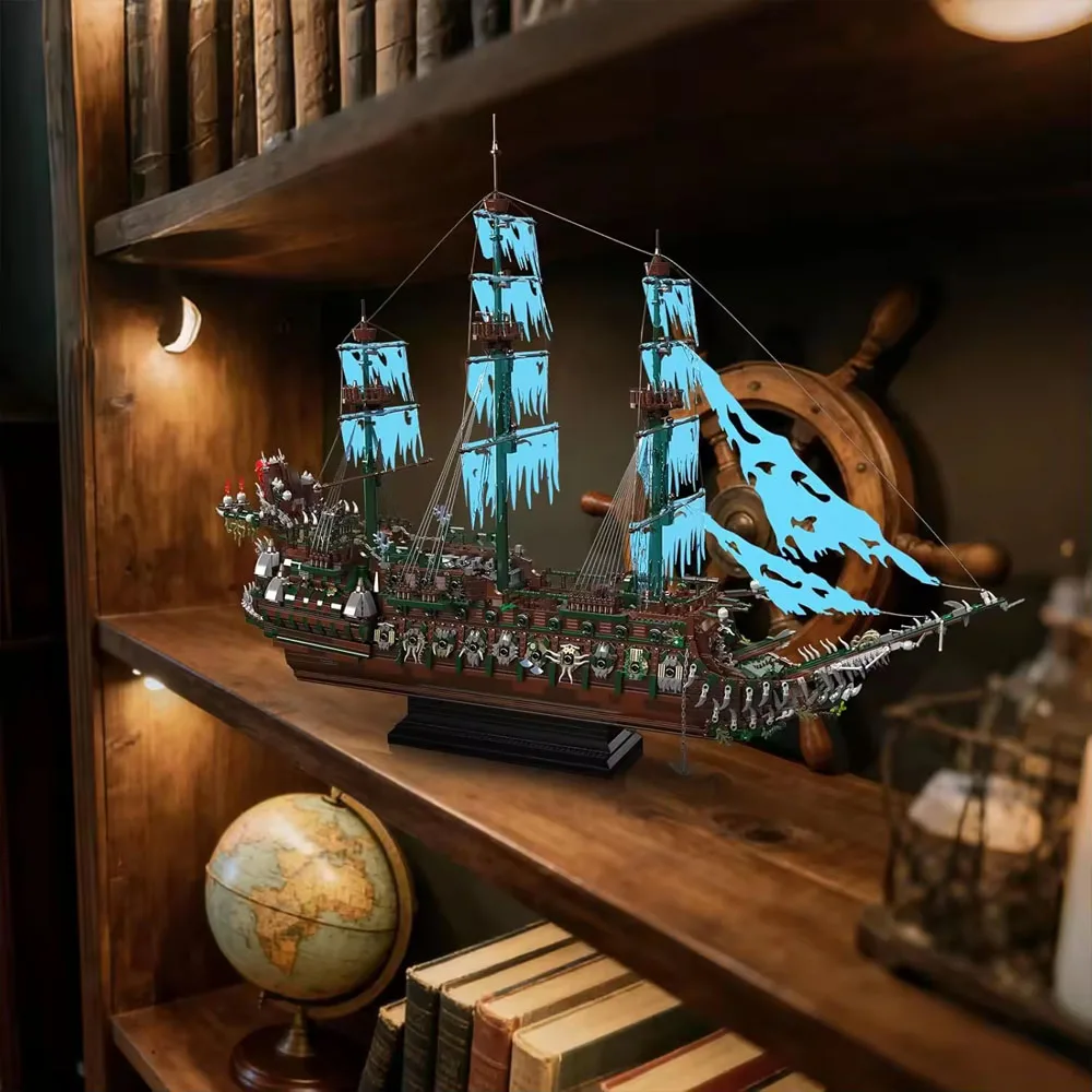 Nuovo Arrivo Anime 13218 Nave Pirata L'Olandese Volante Set di Blocchi da Costruzione MOC Giocattoli per Bambini Puzzle Regalo di Natale