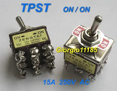 20pcs TPST ON/ON  Industrial Toggle Switches 302  triple pole single throw