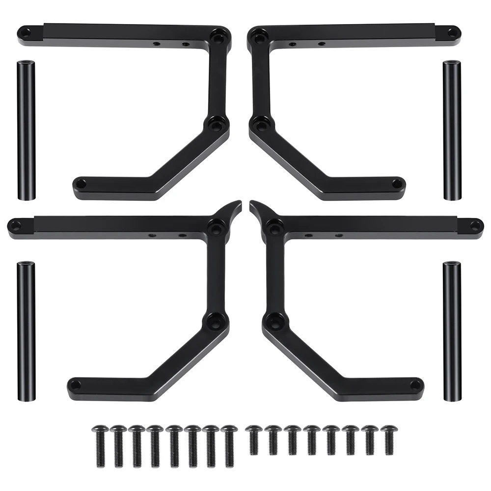 YEAHRUN Aluminum Servo Mount Bumper Front and Rear Bumper for 1/10 RC Car TAMIYA Clod buster 4×4×4 Upgrade Parts