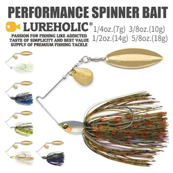 Lureholic Performance Spinner Bait 7~18g High Speed Spoon Lure Fishing Bait