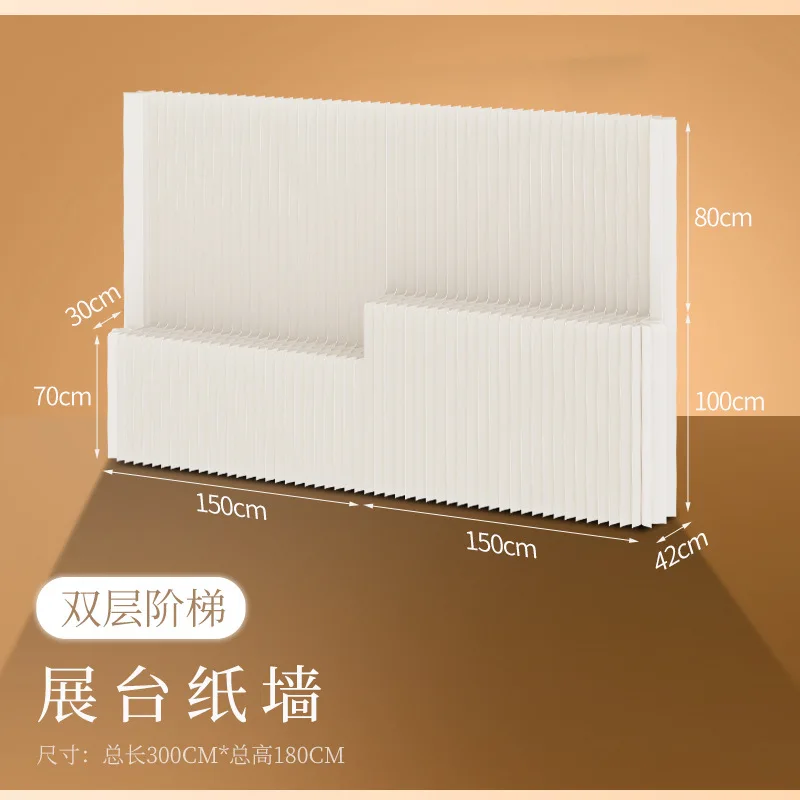 شاشة تقسيم مكتب شاشة عرض مركز تسوق كشك تجاري ورق حائط قابل للطي للهاتف المحمول #6