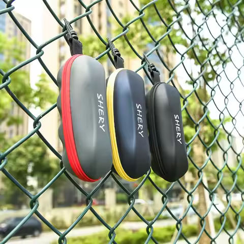 Portable EVA Glasses Case Sunglasses Reading Glasses Zipper Bag Anti-pressure Protective Box