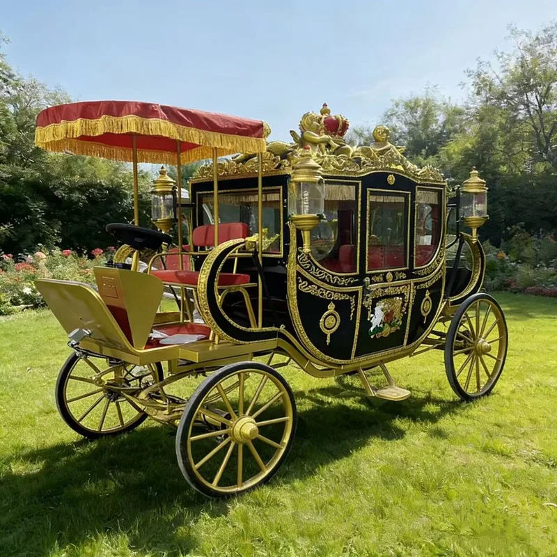 Electric European Royal Carriage Wedding Wedding Photography Four-wheel Carriage Scenic Area