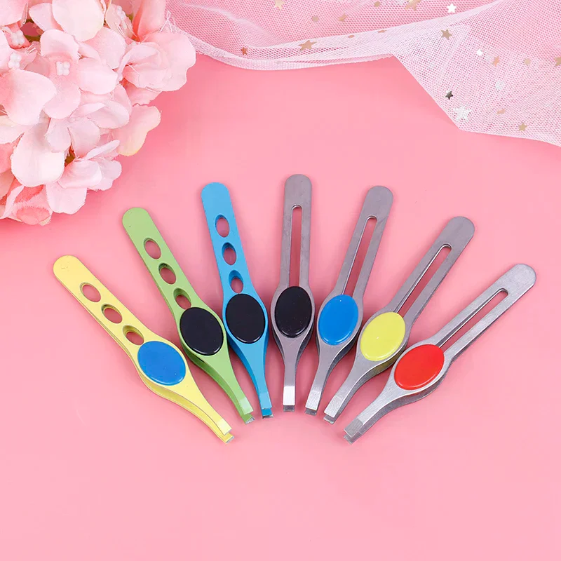 /ACR/Eyebrow Clip Hair Slanted Puller Stainless Steel Brow Trimmer Face Hair Removal