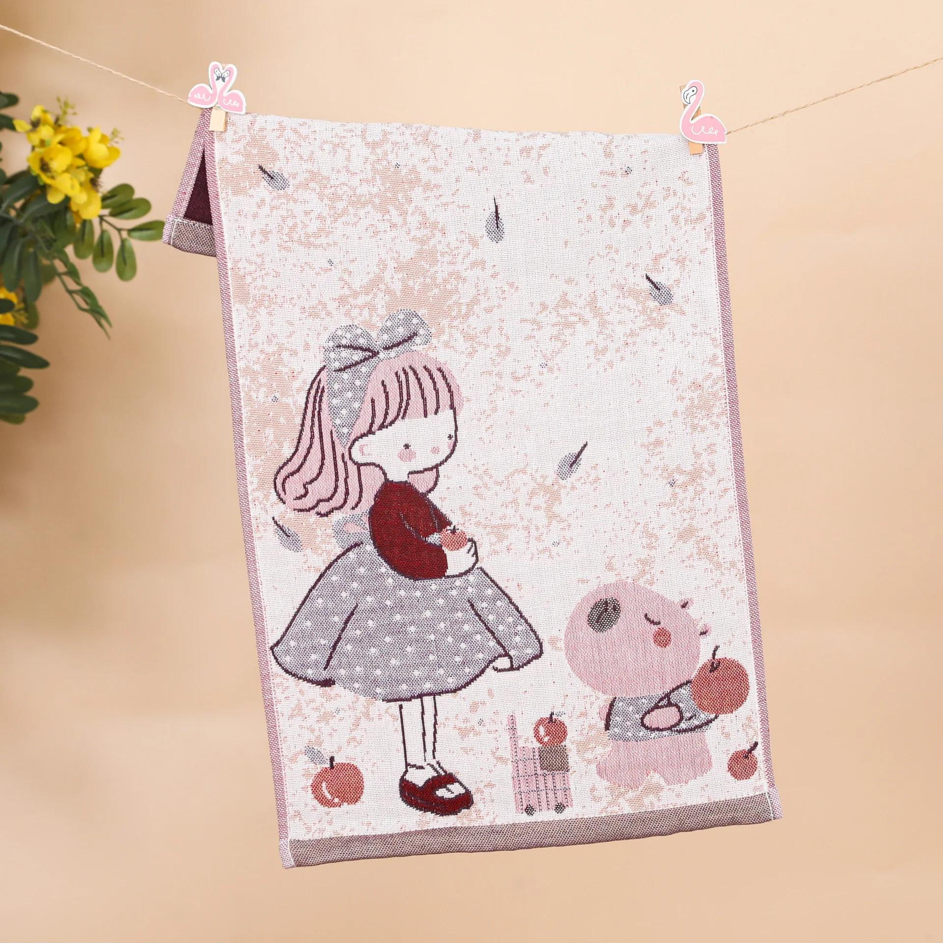 

Cartoon Hand Towels, 3 pieces, 25*50 cm, Three-layer Cotton Gauze, for Children Adults, Bathroom, 12 Styles, Delicate