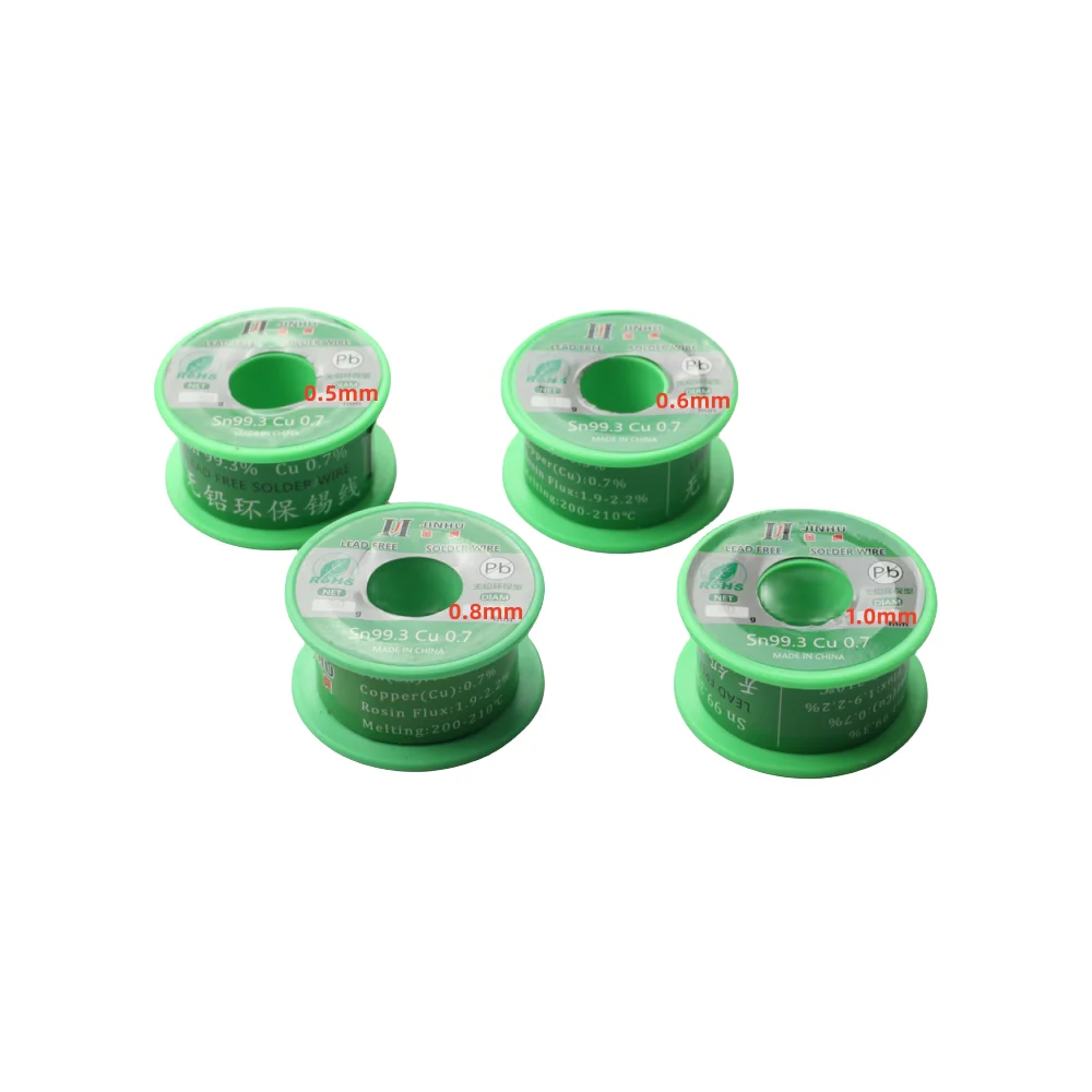 1PCS 50g Lead-free Solder Wire 0.5-1.0mm Unleaded Lead Free Rosin Core for Electrical Solder RoHs