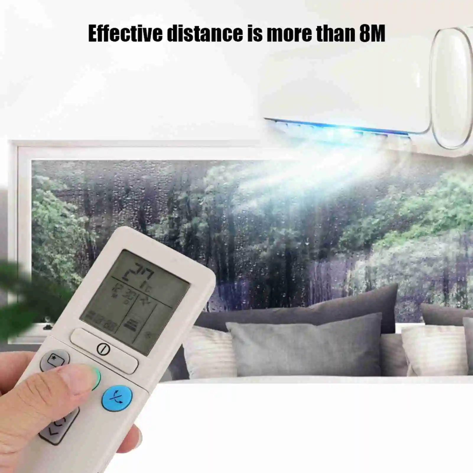 Control remoto de aire acondicionado de refrigeración portátil para Hitachi RAR-2A1 RAR-52P1 RAR-2SP1 RAR-3U4 RAR-2P2 Control remoto de aire acondicionado