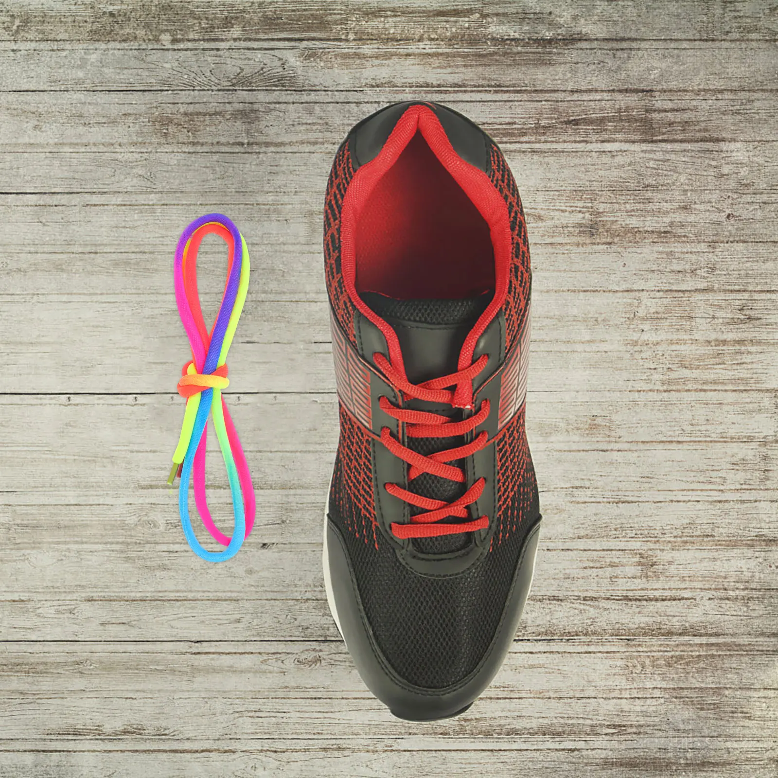 

Rainbow Round Colorful Elastic Laces for Fashion Shoelaces Sneakers Shoelaces Gradient Fashion Accessories Canvas Shoes