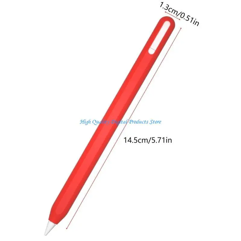 연필을위한 U2JE 인체 공학적 실리콘 그립 (USB C) 보호자 편안한 글쓰기