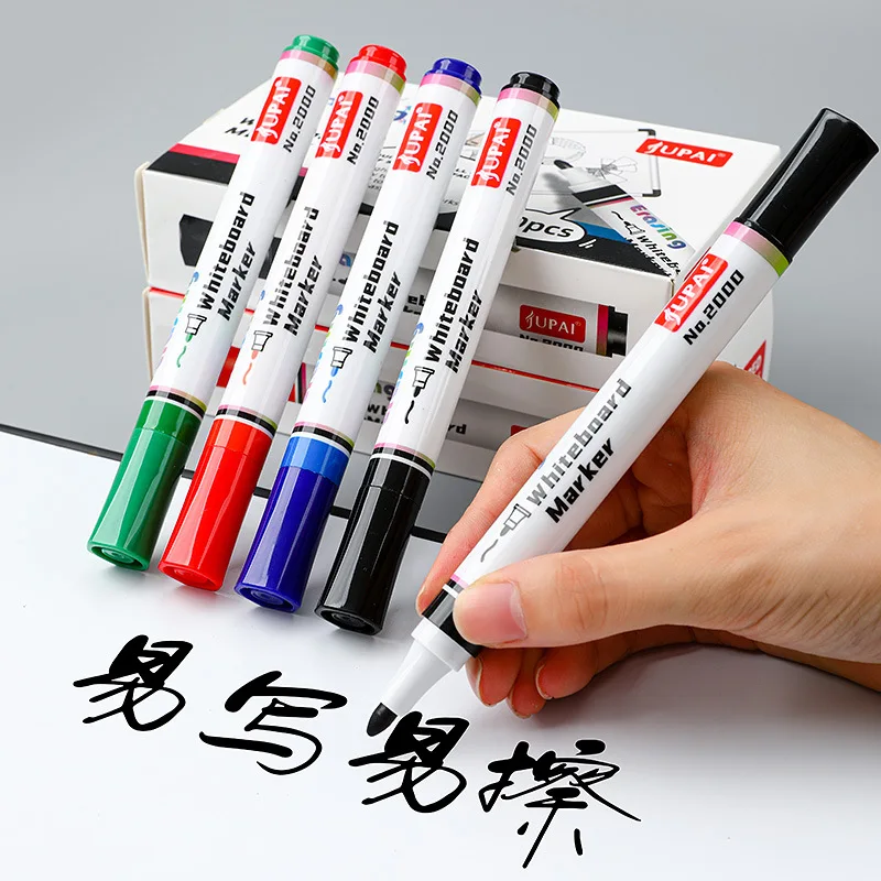 4Pcs/Set Erasable Magnetic Whiteboard Marker Pen Blackboard Marker Chalk Glass Ceramics Office School Art Marker Stationery