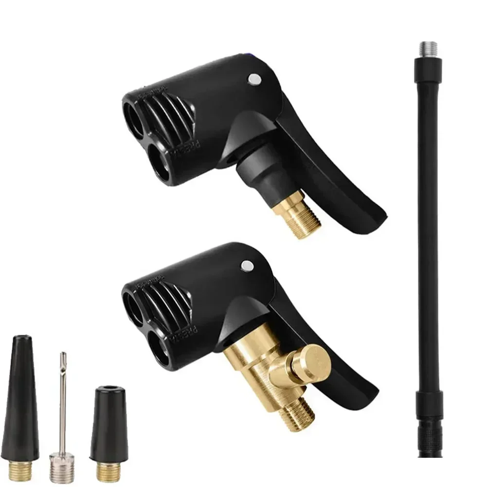 

On-the-Go Tyre Maintenance 16cm Hose Car Valve Adapter Portable Valve Adapter Efficient Air Flow Lightweight Construction