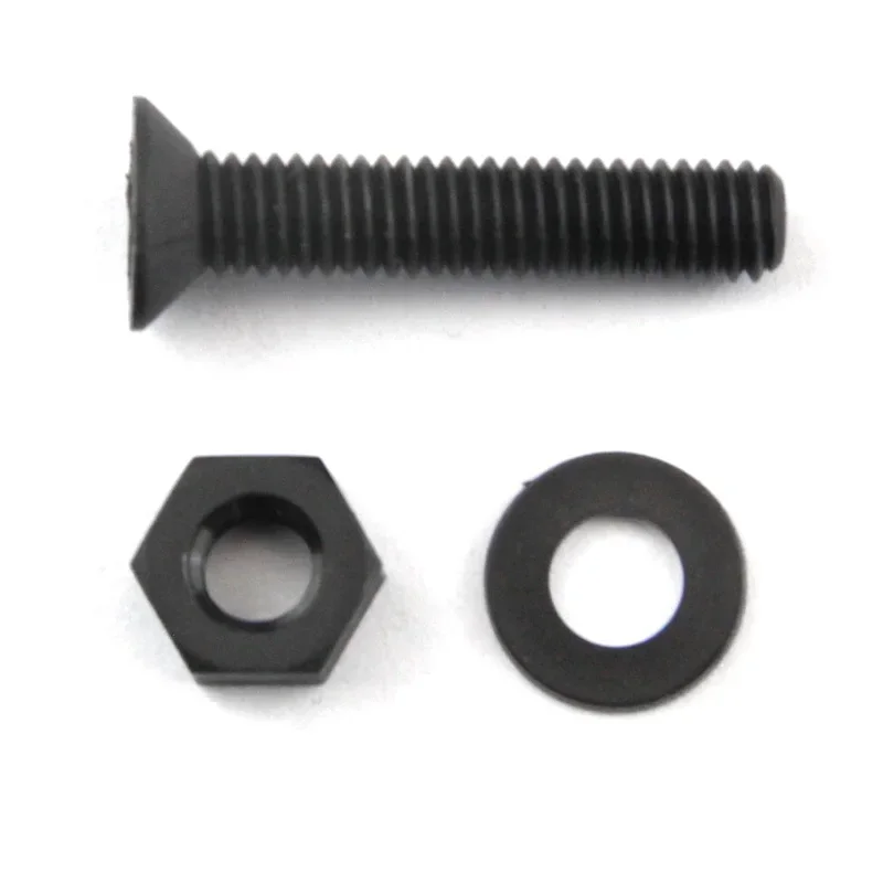 Nylon Countersunk Bolt Nut Washers Plastic Insulation Flat Head Phillips Screw M2 M2.5 M3 M4 M5 M6 Length:4~ 40mm 10/20/50Sets