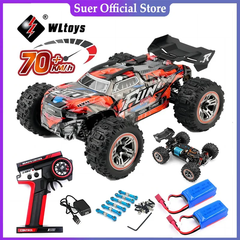 

WLtoys 184008 70KM/H 4WD RC Car Professional Monster Truck High Speed Drift Racing Remote Control Cars Children's Toys for Boys