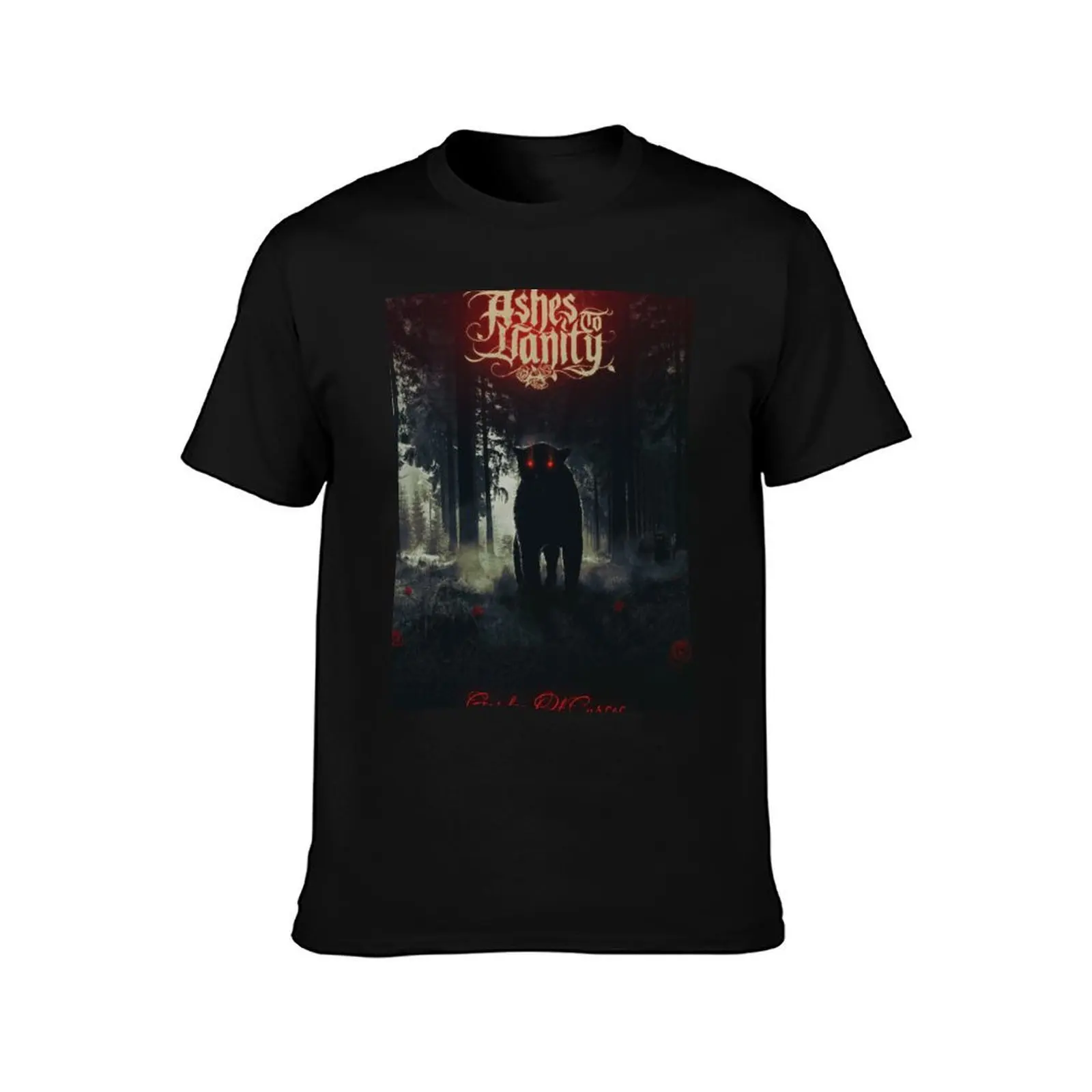 Ashes To vanity T-Shirt, Summer Casual Cotton Tee, Oversized Streetwear Tops, Vintage Graphic Print, Loose Fit Short Sleeve