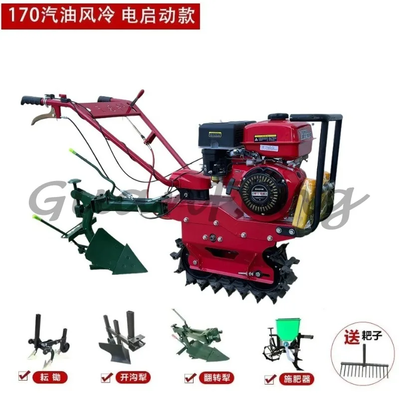 Suitable for new chain rail micro tiller translator and trencher
