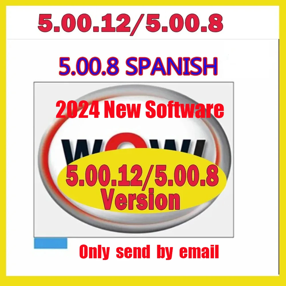 2024 New WOW V5.0012English For Delphis Software  For WOW V 5.00.8 R2 / V5.00.12 For DS150E Version supports multiple languages