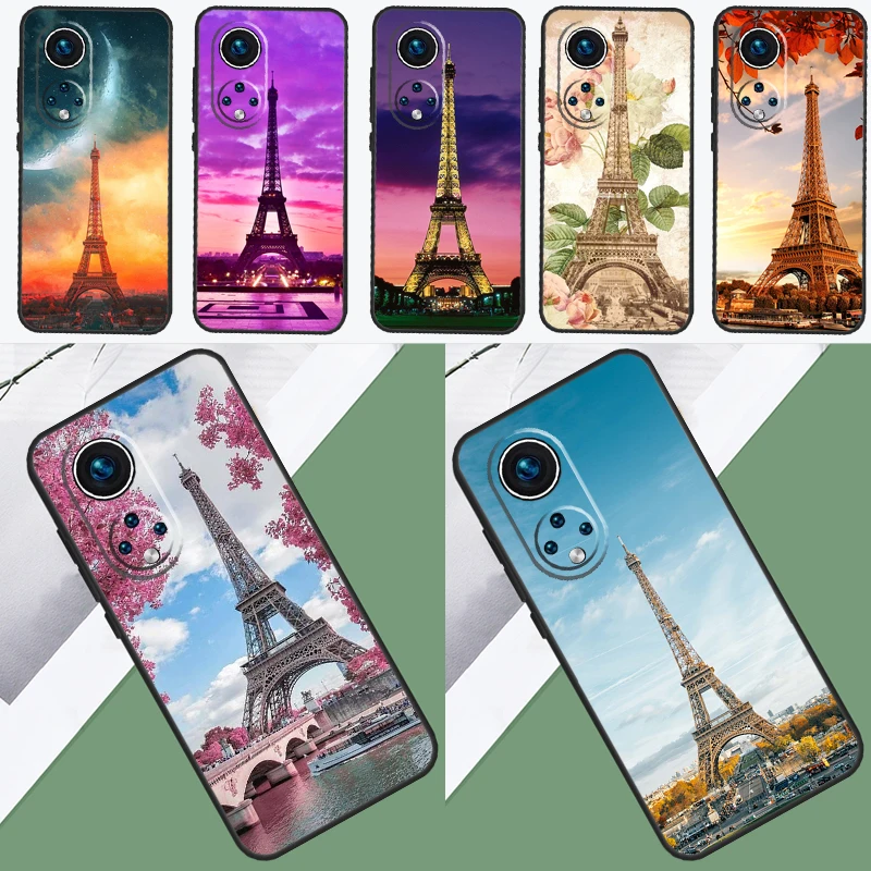 France Paris Eiffel Tower Case For Huawei Honor X8 X7 X9 50 70 P20 P40 Lite P30 P50 Pro Nova 5T P Smart 2021 Cover