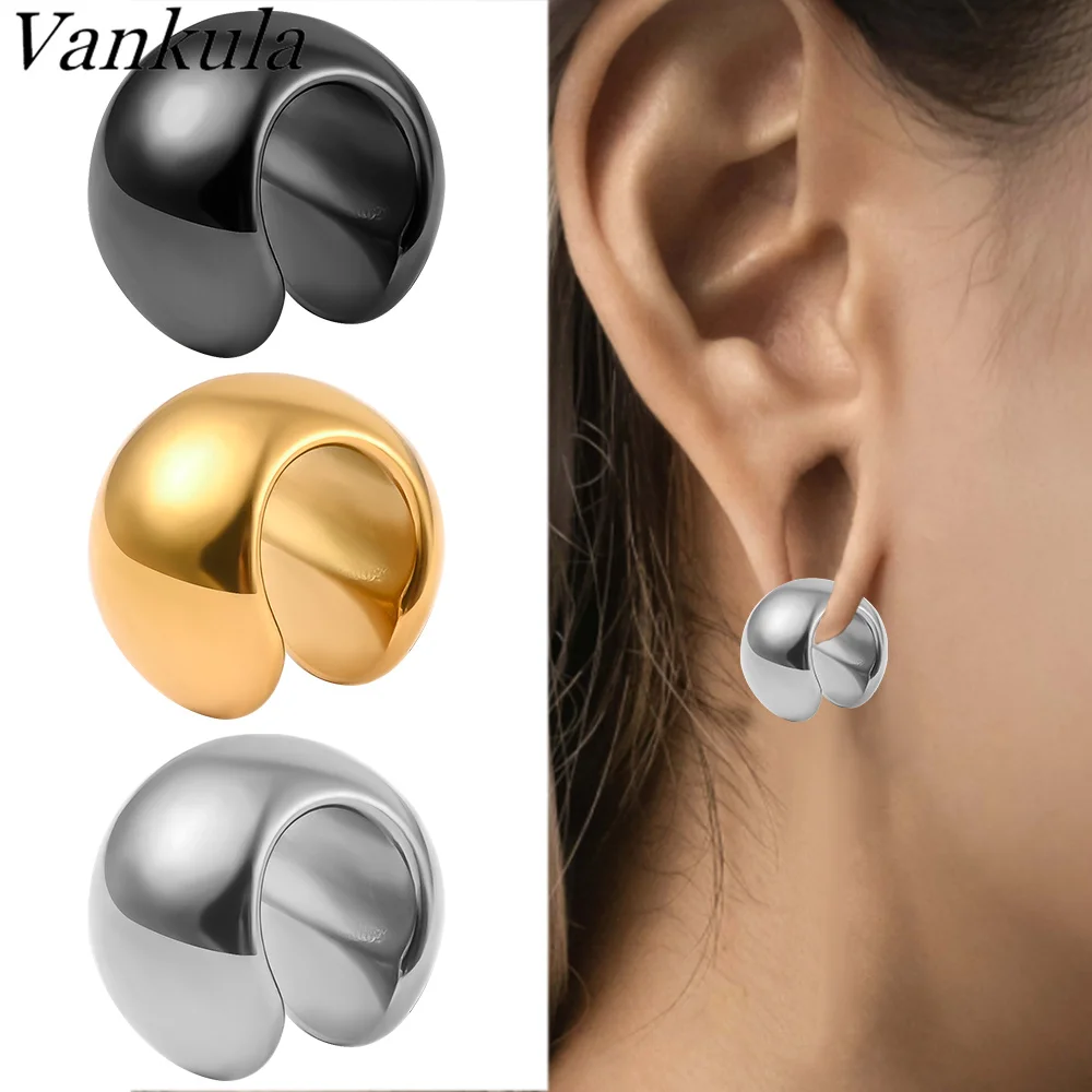 

Vankula 2PCS 316L Stainless Steel Ear Weights Ear plugs tunnels Body Piercing Jewelry Smooth Ear Expander Gause Ball Shape