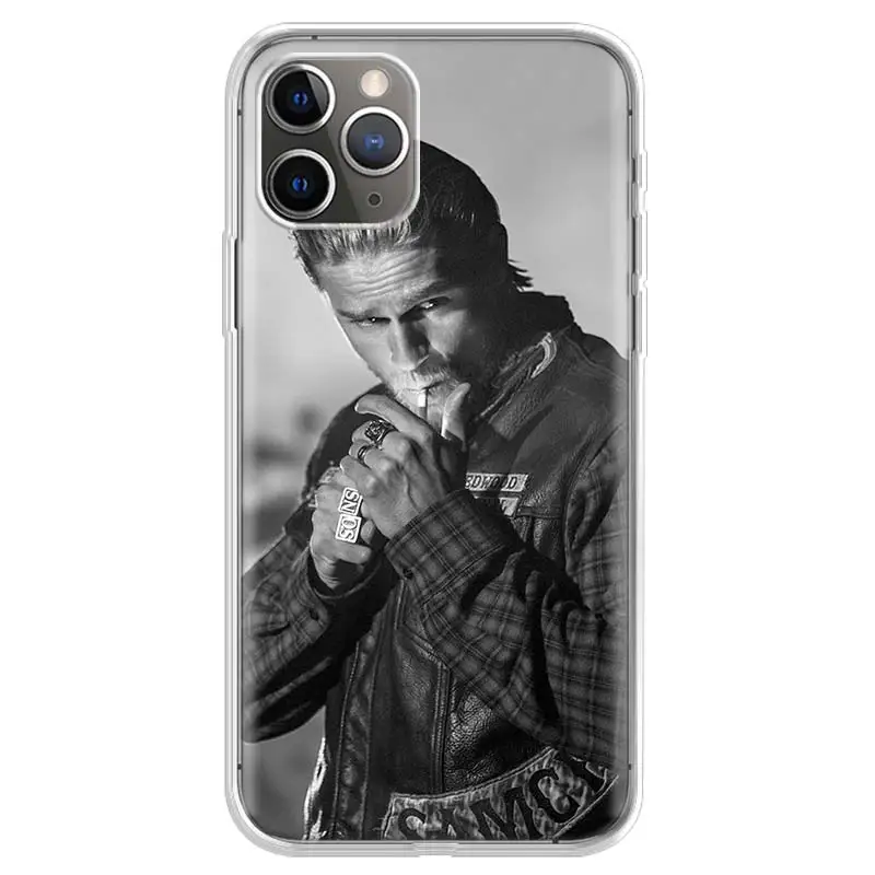 American TV Sons of Anarchy Phone Case For Apple iPhone 11 13 14 15 16 12 Pro Max SE X XR XS 7 8 Plus Pattern Soft TPU Back Cove