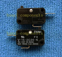 1 Pieces New original large micro switch V-15-2C26-K (F3) 2-pin normally closed type