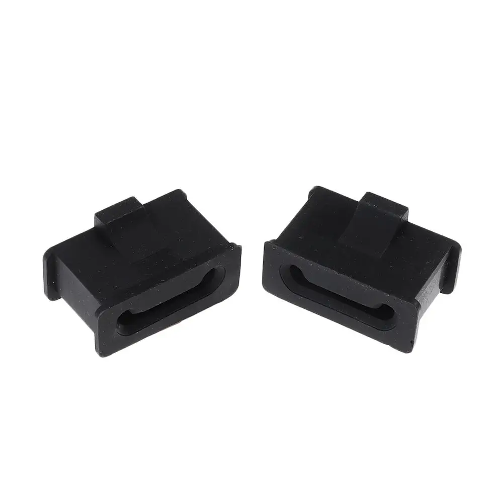 2 stuks Vervanging Zwart Uitlaat Mount Rubber 46x27x19 Mm (1.81x1.06x0.75 in) Mount Isolator Motorfiets Accessoires Voor Road King