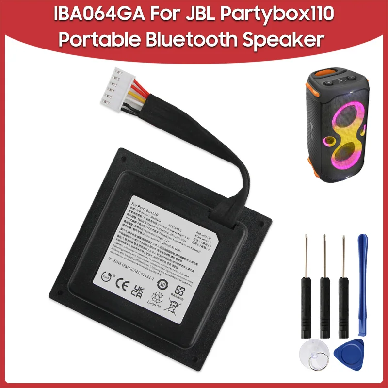 5200mAh Battery IBA064GA IDA108GA For JBL Partybox110 Bluetooth Outdoor Speaker