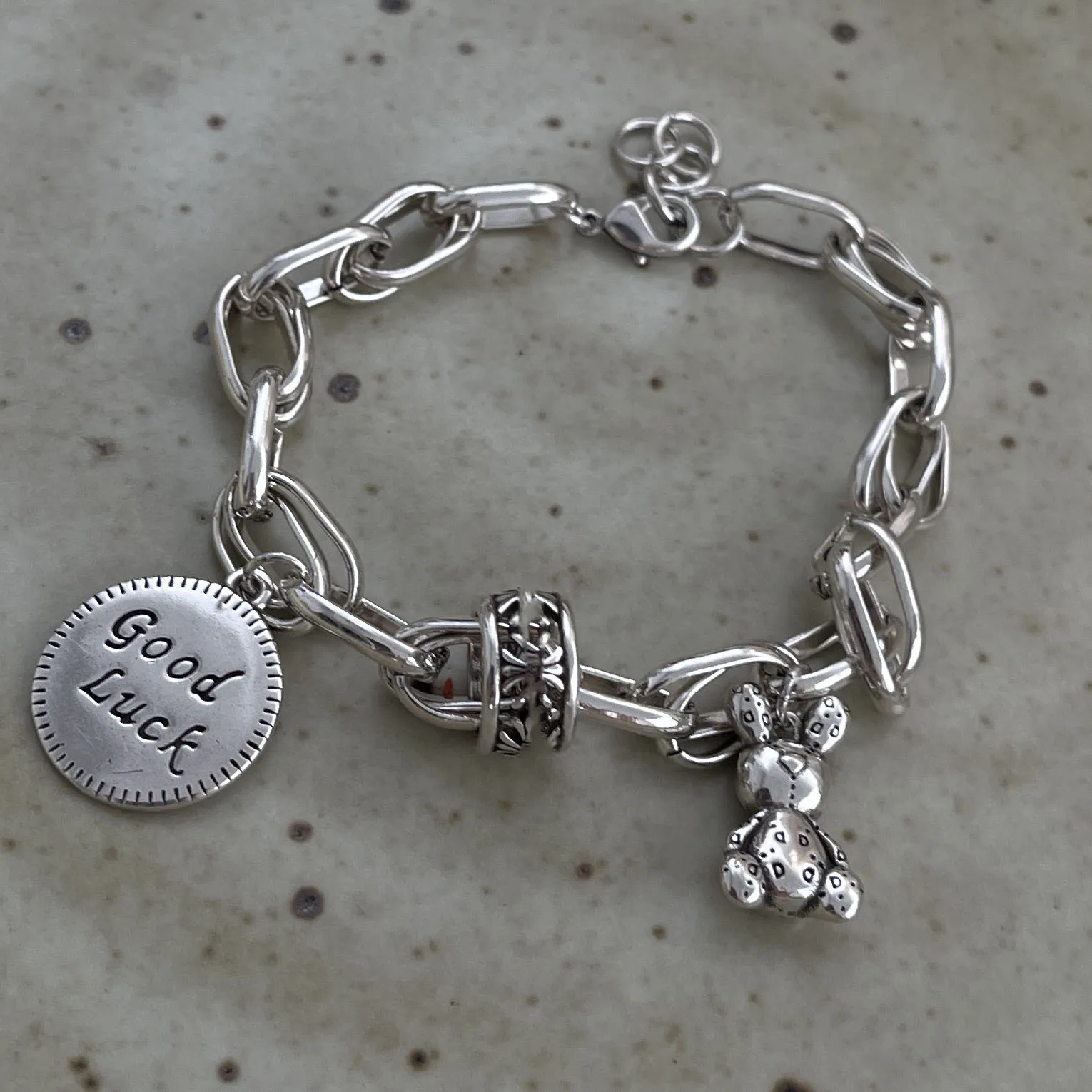 925 فضة أساور للنساء الرجال سلسلة اكسسوارات الاتجاه خمر أرنب قلادة مجوهرات الحفلات هدية