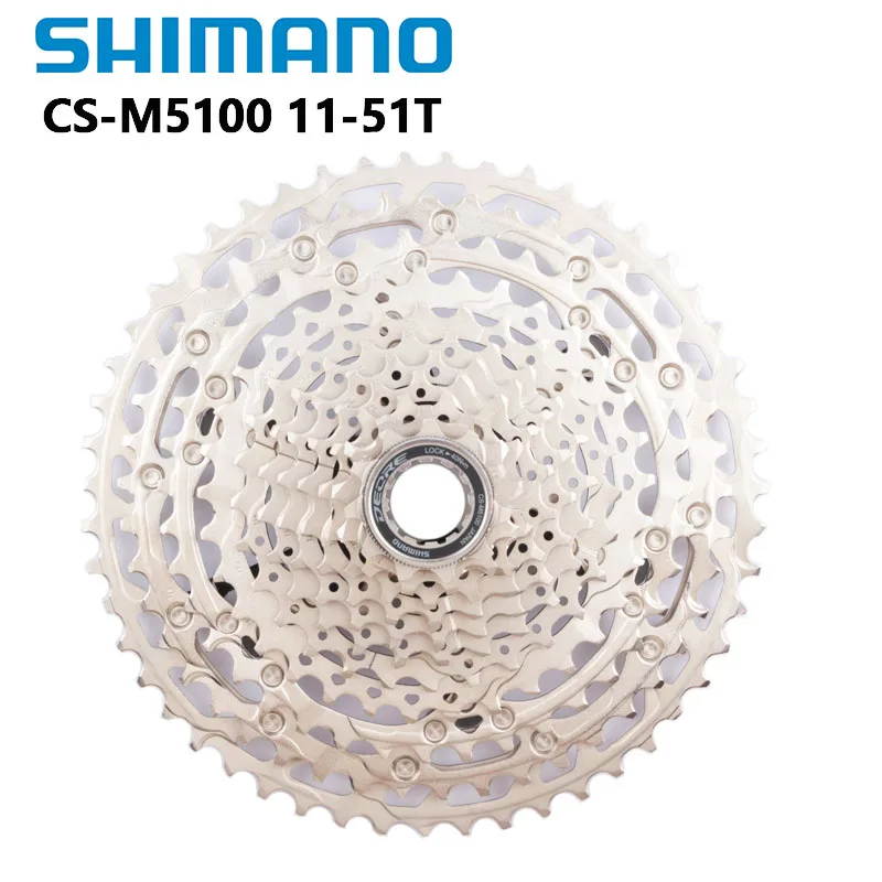 Shimano Deore M5100 Cassette 11 Speed Freewheel Mountain Bike MTB 11 Speed 11-42T 11-51T Cassette Original Shimano Bicycle Parts