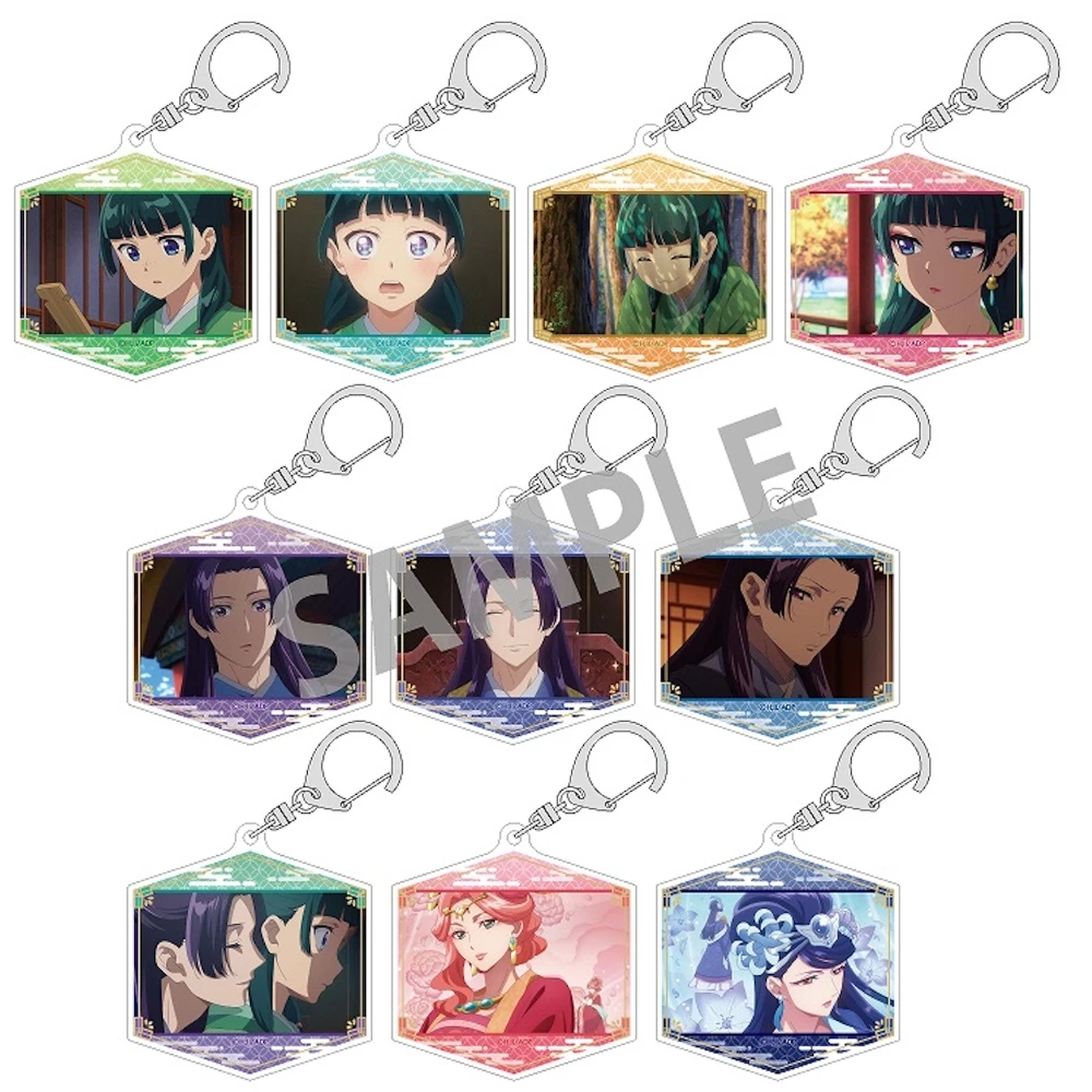Jeu Jinshi Maomao Renshi Yuyefei Gaoshun Gyokuyou Lihua Lishu porte-clés poupée Anime acrylique porte-clés pendentif cadeau