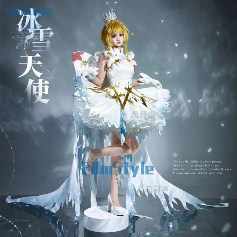 Anime Card Captor KINOMOTO SAKURA Cosplay Costume Uniform Halloween Carnival Party Christmas Play Role Clothes Clothing - view 3