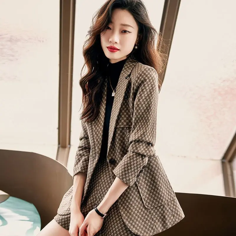 

Faionable Little Set Women's Casual Luxury Spring Summer ort Pants Suit Outfit Ele Sle Long Sve
