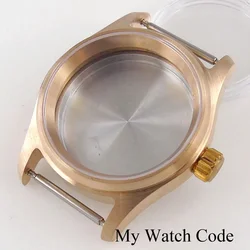 Pilot 36mm 39mm 200m Waterproof Cusn8 Real Bronze Watch Case for NH34 NH35 NH36 NH38 ETA 2824 PT5000 st2130 Lady Small Watch Mod