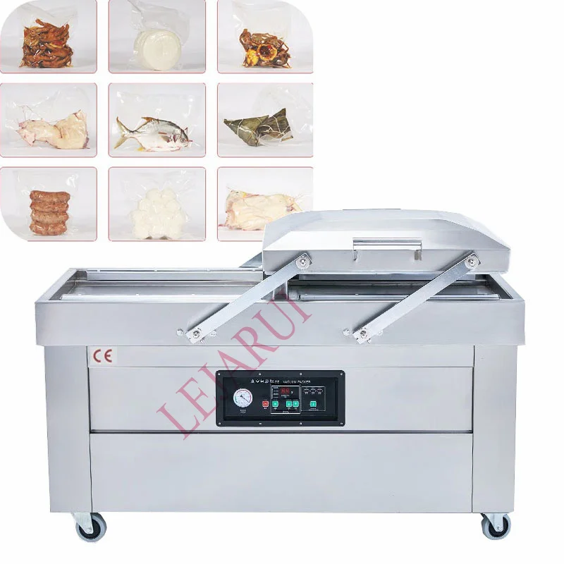 

Electric Double Chambers Vacuum Packaging Material Making Machine Vacuum Sealer Chicken Packing Machine