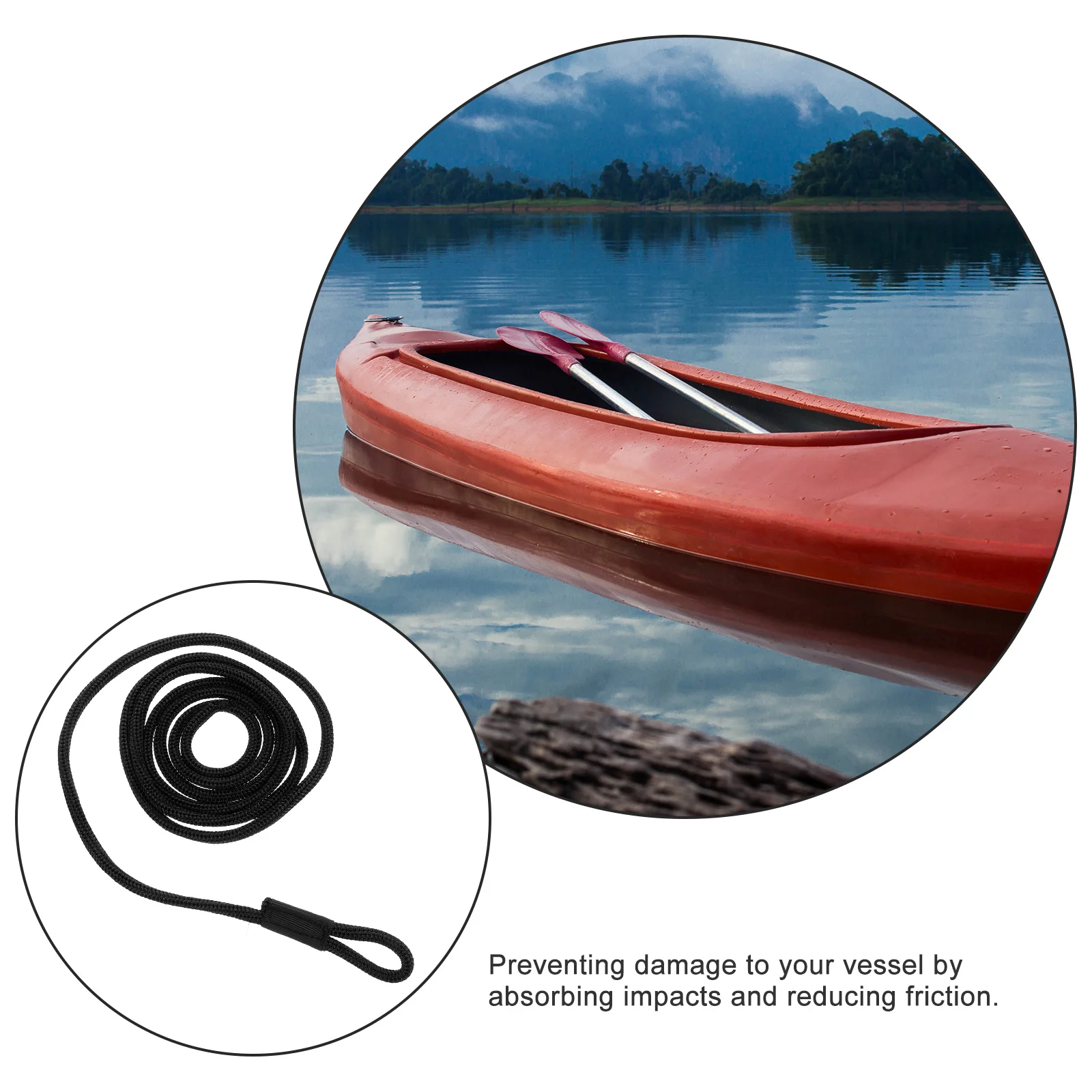 1 قطعة 1.5 متر خط حبل لليخوت الثقيلة قارب درابزين اكسسوارات لوازم بحرية بنجي قفص الاتهام خط قارب حوض مصدات