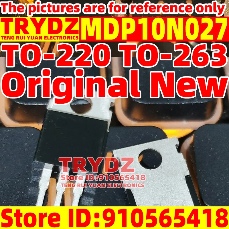 20-2pcs Original New MDP10N027 TO-220 TO-263 Controller inverter transistor Used Domestic