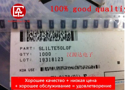 

10pcs real orginal new 50MRF SL1TTE50L0F 2512 0.05R 1% 100PPM 1W KOA sampling power resistor