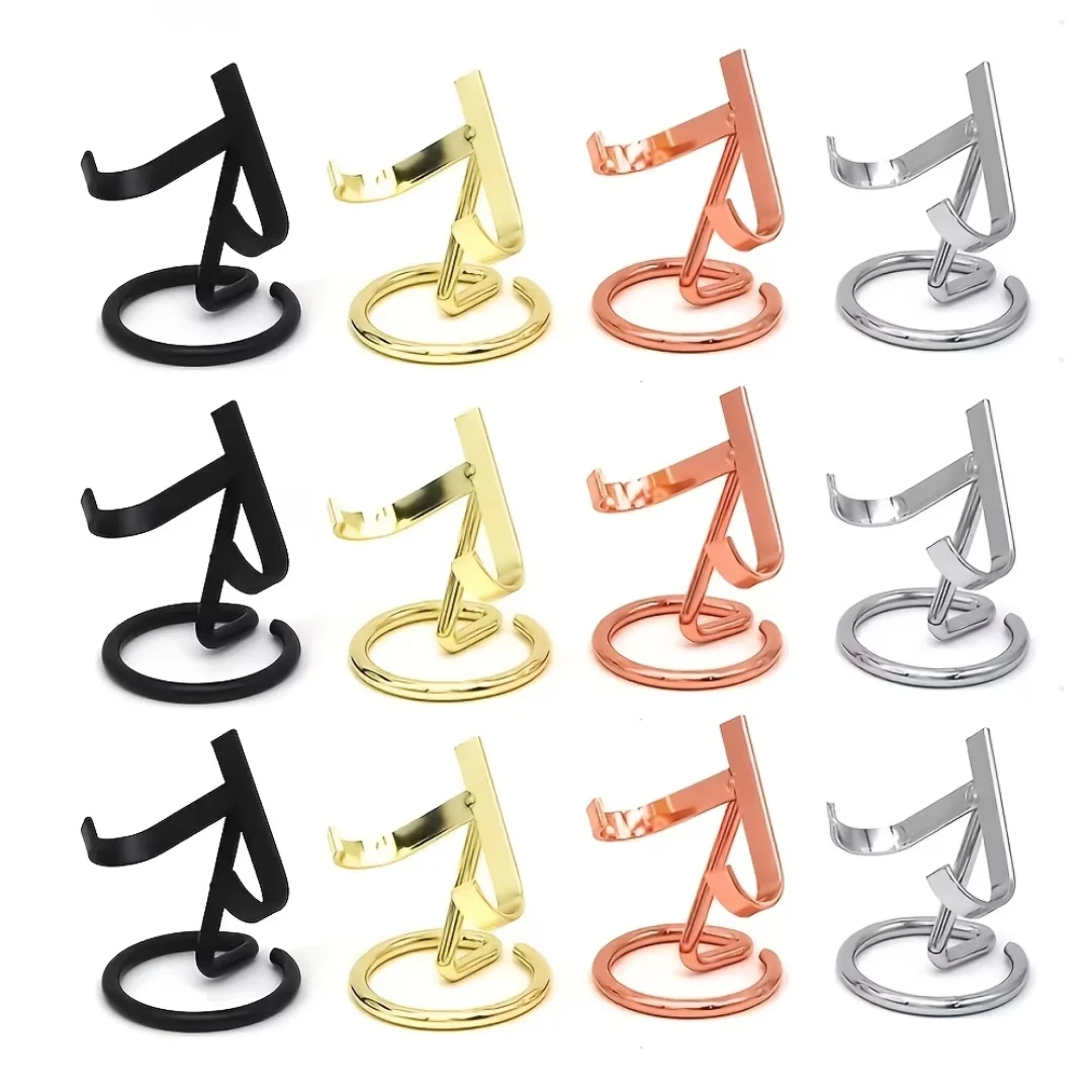 Heart-Shaped Iron Crystal and Gemstone Display Stands for Romance Themed Crafts, No Electricity Needed