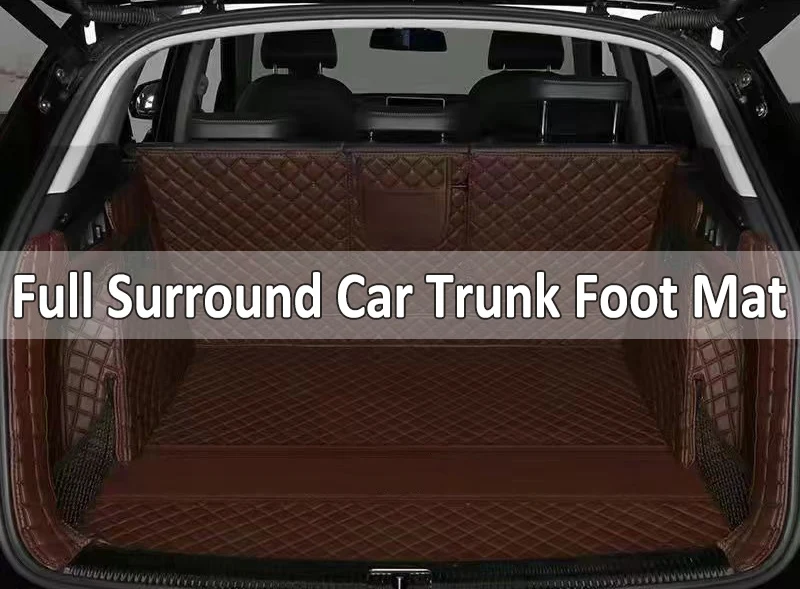 

Customized Car Trunk Floor Mat PU Leather Waterproof Anti Slip All-Weather Cushion Suitable for Most Car Models