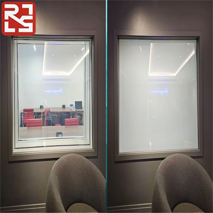 Customized Super Clear Switchable Electric Smart Glass Film Opaque PDLC Decorative Heat Insulation Modern Design Building Film