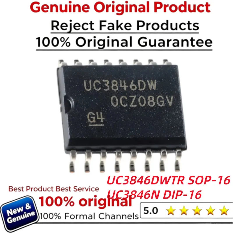 5-10-20pcs 100% New Original UC3846DWTR UC3846 UC3846DW SOP-16  UC3846N  DIP-16  Switching Power Chip