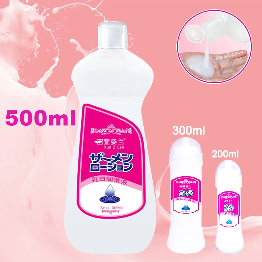 Japan Lubricant For Sex 200ml/300ml/500ml Sex Semen Viscous Lube For Couples Vagina Anal Oil Lubrication Intimate Goods Sex Toys