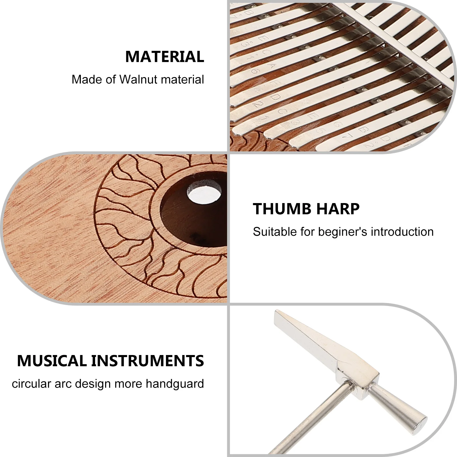 

Thumb Portable Music Instrument Pianos Electronic Beginner Musical Supply Kalimb