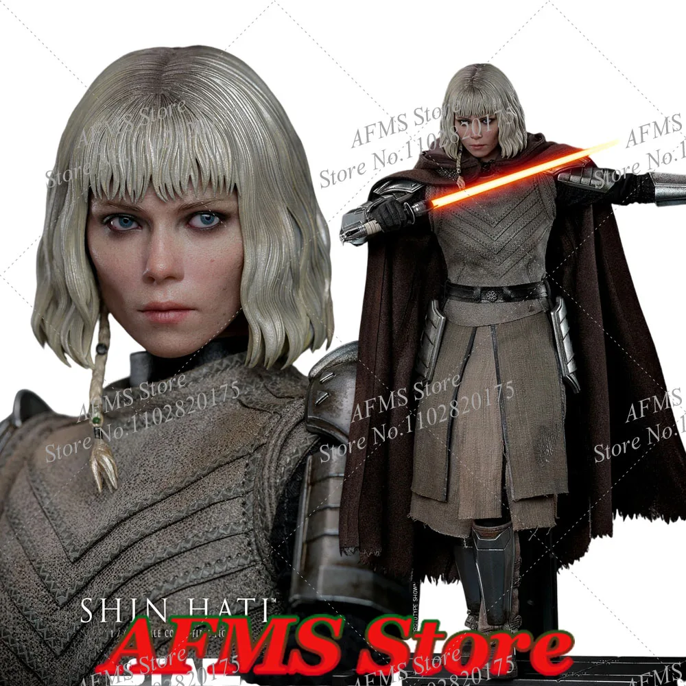 

HotToys HT TMS124 1/6 Scale Collectible Figure Shin Hati Star Wars Ahsoka Female Warrior 12" Action Figure Women Soldier Model