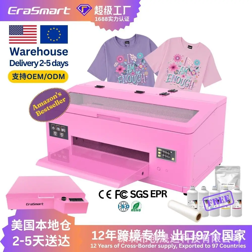 

EraSmart 1390 A3 DTF Printer Small Offset Heat Printer White Ink Heat Printer