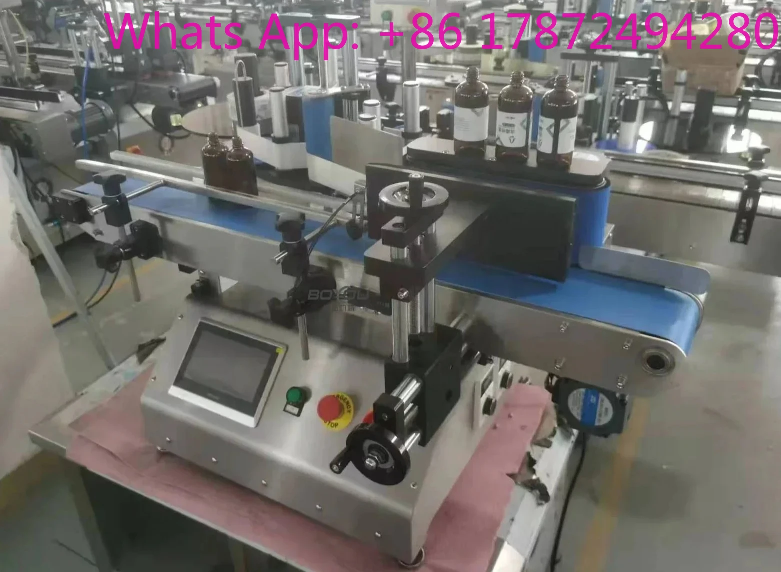 Automatic Desktop Sticker Round Bottle Labeling Machine with Coder Date Printer Price