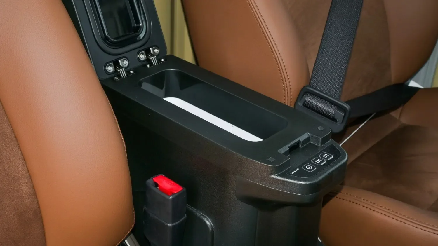 YBJ Car Accessories 12V Armrest Cooler Box LC76 2024 Refrigerator for Land Cruiser 2007-2021 FJ70 76 78 LC79 Mini Fridge