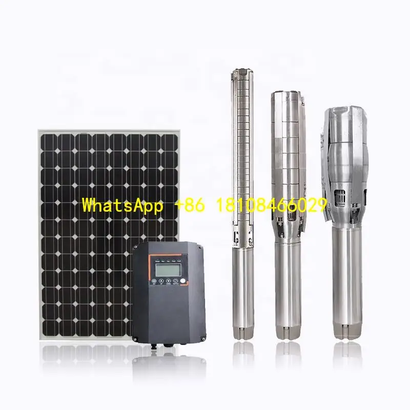 72m 리프트 22.9m³/h DC 브러시리스 태양광 워터 펌프 3000W 450V SS304 ISO TUV 인증 2년 보증 농업용