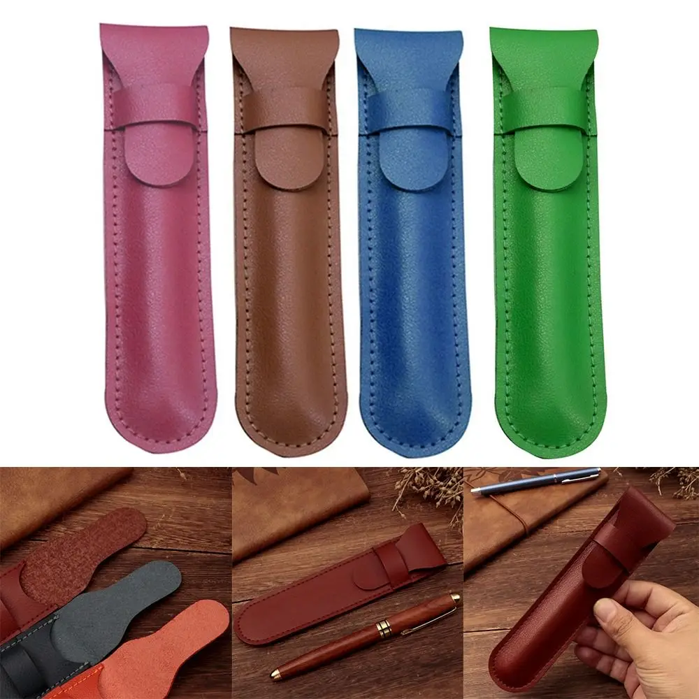 

3PCS Sign Pen Cover Sign Pen Protective Sleeve Waterproof Desktop Organizer Business Fountain Pen Case Handcraft High-end