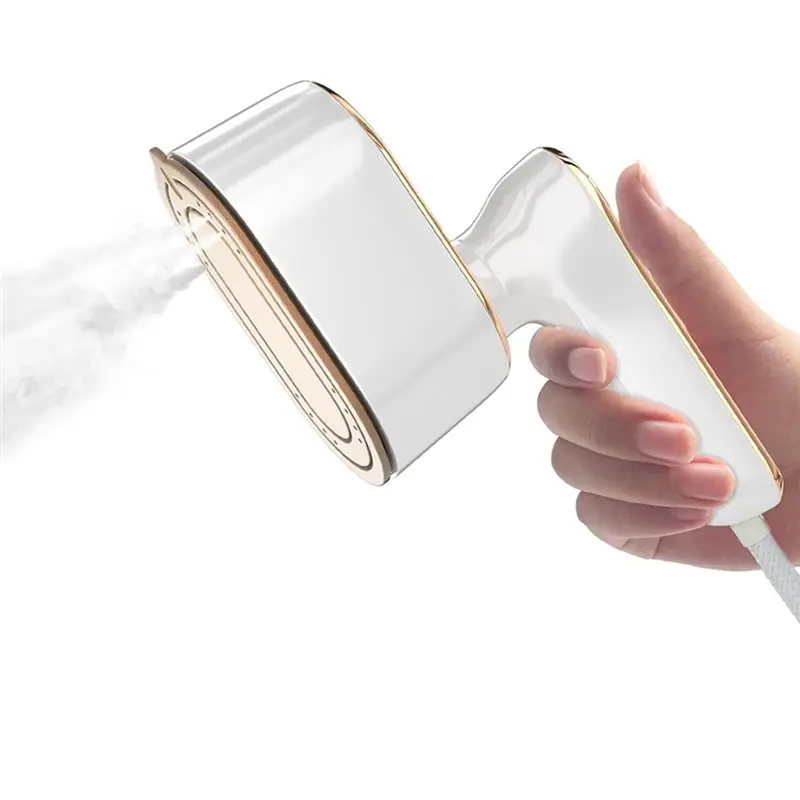 

A78E-Travel Steamer Iron For Clothes Mini - Portable Ironing Machine Travel College Dorm Home Essentials (White) EU Plug